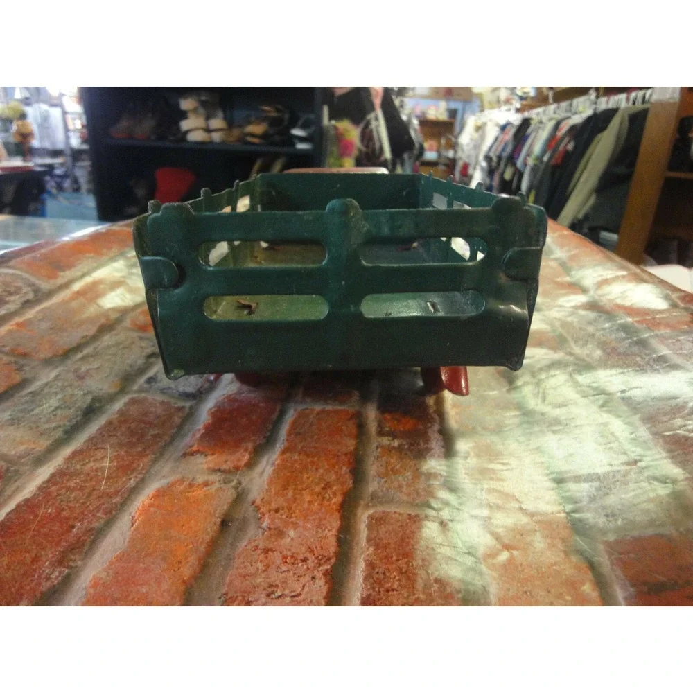 Vintage‎ TOY metal pick up farm truck with back bed estate find 14